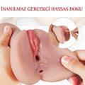 3 Boyutlu Gerçekçi Anal & Vajinal Masturbatör - Linda - BDM6063