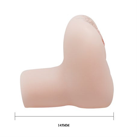 3 Boyutlu Gerçekçi Titreşimli Anal & Vajinal Masturbatör - BDM9102