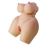 3 Boyutlu İki İşlevli Büyük Kalçalı Yarım Vücut Anal Vajinal Silikon Seksi Manken - Grace - BDM1476