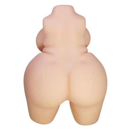 3 Boyutlu İki İşlevli Büyük Kalçalı Yarım Vücut Anal Vajinal Silikon Seksi Manken - Grace - BDM1476