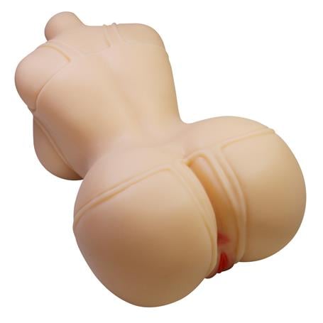 3 Boyutlu İki İşlevli Yarım Vücut Anal Vajinal Silikon Seksi Manken - Diana - BDM1474