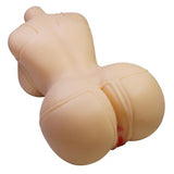 3 Boyutlu İki İşlevli Yarım Vücut Anal Vajinal Silikon Seksi Manken - Diana - BDM1474