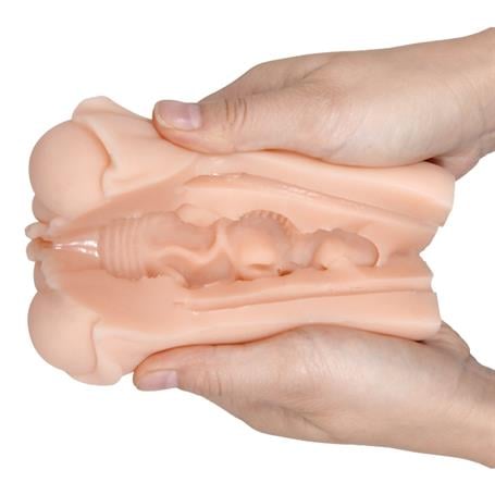 3 Boyutlu Özel Tasarım Suni Vajina Mastürbatör - Cindy - BDM1496