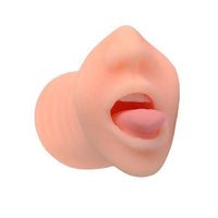 3 Boyutlu Suni Oral Mastürbatör - Pink Tongue - BDM6031