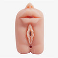 3 İşlevli 3D Realistik Suni Oral Vajinal Anal Mastürbatör - BDM9195