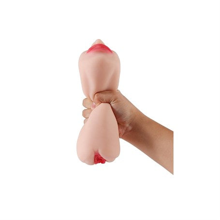 3 Boyutlu Suni Oral & Vajinal Mastürbatör - Nicoler - CA-BDM6072