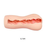 3 Boyutlu Suni Vajina Mastürbatör - Bella - BDM1495