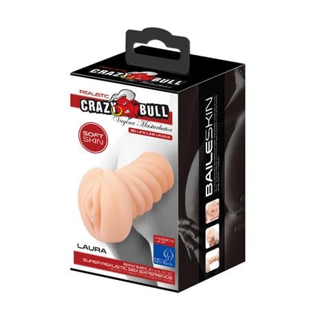 3 Boyutlu Suni Vajina Mastürbatör - Laura - BDM1494