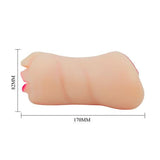 %10 İndirim – 3 Boyutlu Ten Rengi Suni Oral & Vajinal Mastürbatör - Zoey - CA-BDM1308