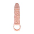 13,5 cm 3 cm Dolgu Uzatmalı Titreşimli Penis Kılıfı Prezervatif Vibratör - B1190