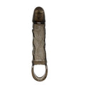 3 cm Dolgu Uzatmalı Titreşimli Zenci Penis Kılıfı Prezervatif Vibratör - BDM2616