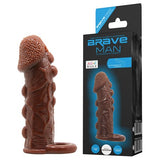🎁 [DEV İNDİRİM] %38 İndirim – 3 cm Uzatmalı Damarlı Penis Kılıfı - CA-BDM1612