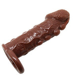 🎁 [DEV İNDİRİM] %38 İndirim – 3 cm Uzatmalı Damarlı Penis Kılıfı - CA-BDM1612