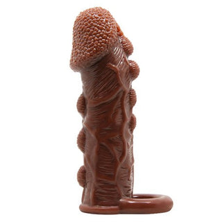 🎁 [DEV İNDİRİM] %38 İndirim – 3 cm Uzatmalı Damarlı Penis Kılıfı - CA-BDM1612