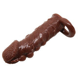 🎁 [DEV İNDİRİM] %38 İndirim – 3 cm Uzatmalı Damarlı Penis Kılıfı - CA-BDM1612