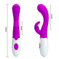 3 Dalgalanma ve 7 Titreşim Fonksiyonlu Klitoris G-Spot Uyarıcılı Teknolojik Vibratör - BDM1421