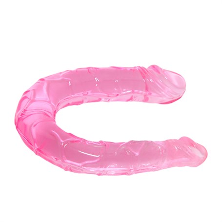 30 cm Çift Taraflı Jel Yumuşak Penis Dildo - B1122