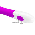 30 Fonksiyonlu G-Spot Teknolojik Titreşimli Vibratör Dildo - Elemental - BDM4812