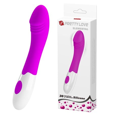 30 Fonksiyonlu G-Spot Teknolojik Titreşimli Vibratör Dildo - Elemental - BDM4812