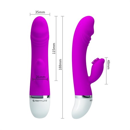 30 Fonksiyonlu Klitoris Uyarıcılı Teknolojik Vibratör Penis - B1184