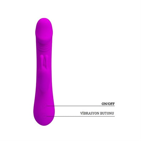 30 Fonksiyonlu Teknolojik Klitoris Uyarıcılı Tavşan Vibratör Penis - BDM1427
