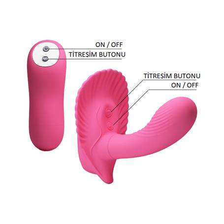 30 Fonksiyonlu Uzaktan Kumandalı Titreşimli Teknolojik Çamaşır Altı Vibratör Penis - BDM1260