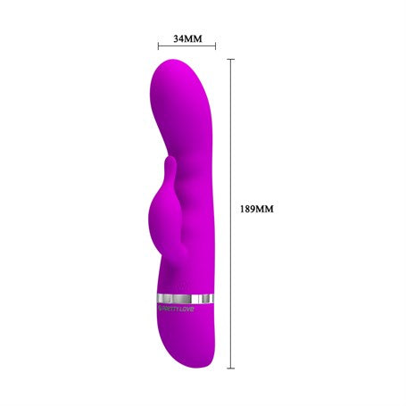30 Titreşimli Klitoral Uyarıcılı Üst Düzey Teknolojik Vibratör - Hilda - B1199