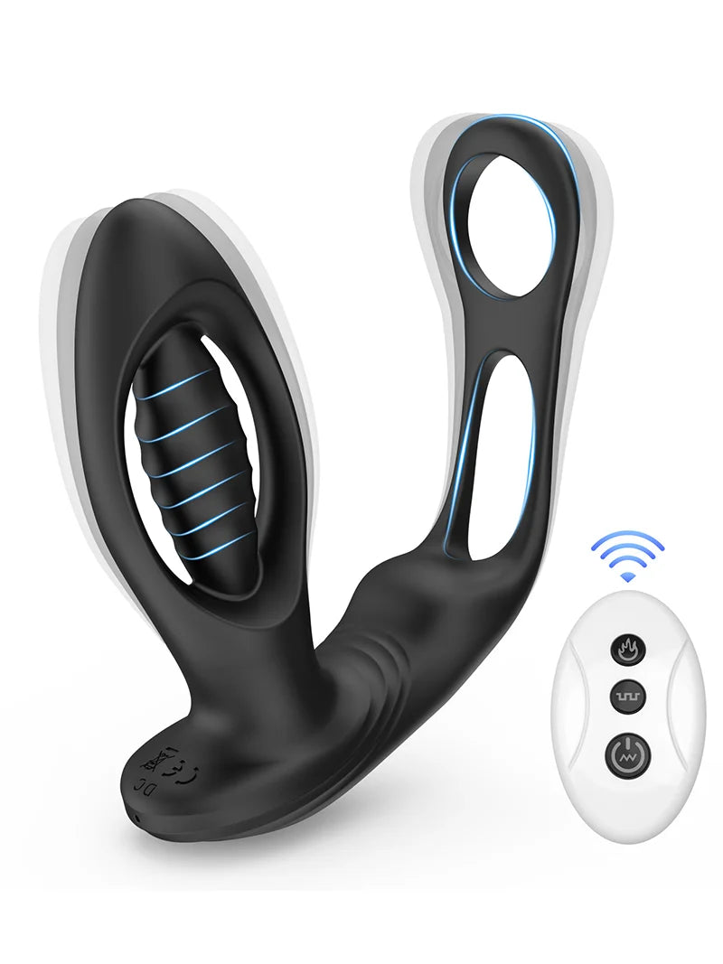 Powercore Penis Halkalı Anal Vibratör - 303306