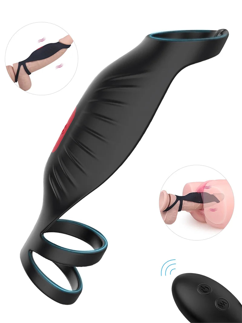 Nightring Uzaktan Kumandalı Penis Kılıfı Vibratör - 303307