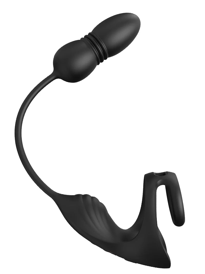 Dualsync İleri Geri Hareketli Titreşimli Penis Halkası - 303308