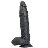 %40 İndirim – 31 cm Belden Bağlamalı Vantuzlu Realistik Zenci Penis Anal Vajinal Dildo - CA-PX048SB