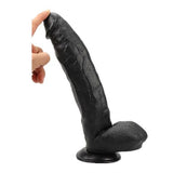 🏷️ [FIRSAT] %10 İndirim – 31 cm Belden Bağlamalı Vantuzlu Realistik Zenci Penis Anal Vajinal Dildo - CA-PX048SB