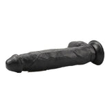 🏷️ [FIRSAT] %10 İndirim – 31 cm Belden Bağlamalı Vantuzlu Realistik Zenci Penis Anal Vajinal Dildo - CA-PX048SB