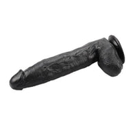 %40 İndirim – 31 cm Belden Bağlamalı Vantuzlu Realistik Zenci Penis Anal Vajinal Dildo - CA-PX048SB