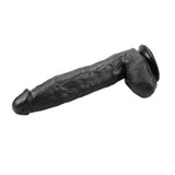 %40 İndirim – 31 cm Belden Bağlamalı Vantuzlu Realistik Zenci Penis Anal Vajinal Dildo - CA-PX048SB