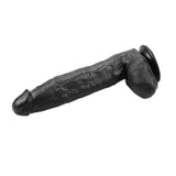 31 cm Belden Bağlamalı Vantuzlu Realistik Zenci Penis Anal Vajinal Dildo - PX048SB