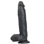 %10 İndirim – 31 cm Vantuzlu Realistik Zenci Penis Anal Vajinal Dildo - CA-PX048S