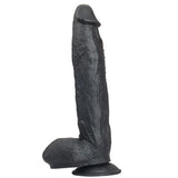 %10 İndirim – 31 cm Vantuzlu Realistik Zenci Penis Anal Vajinal Dildo - CA-PX048S