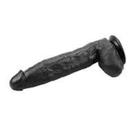 %10 İndirim – 31 cm Vantuzlu Realistik Zenci Penis Anal Vajinal Dildo - CA-PX048S