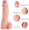 32,5 cm Realistik Büyük Boy Dildo Penis - Leilong - BDM1047