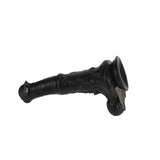Belden Bağlamalı 33 cm Et Dokulu Gerçekçi Çift Katmanlı Sünnetsiz Silikon Zenci Penis - Horse Power 2 - BDM1582SB