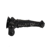 33 cm Et Dokulu Gerçekçi Çift Katmanlı Sünnetsiz Silikon Zenci Penis - Horse Power 2 - BDM1582S