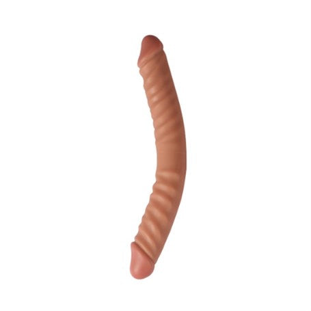 34 cm Çift Taraflı Realistik Dildo Anal Vajinal Penis - BDM1061