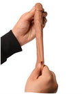 3,5 cm Dolgulu Realistik Penis Kılıfı - BDM110
