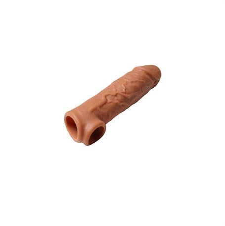 3,5 cm Dolgulu Realistik Penis Kılıfı - BDM110