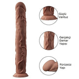 35 cm Gerçekçi Uzun & Kalın Dildo Penis - BDM1141