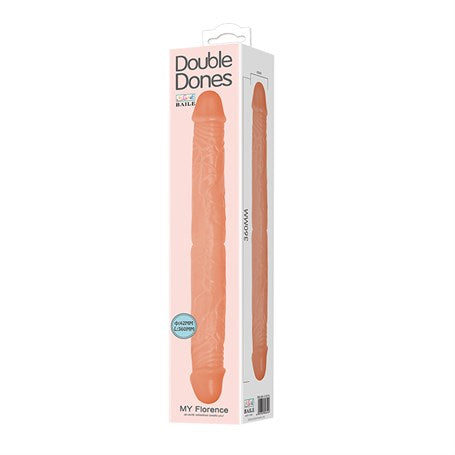 36 cm Çift Taraflı Realistik Dildo Anal Vajinal Penis - BDM0100