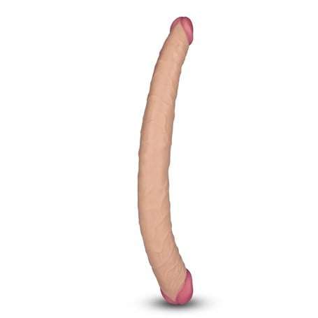 36,5 cm Lovetoy Lady Çift Taraflı Realistik Dildo Anal Vajinal Penis - LV2214