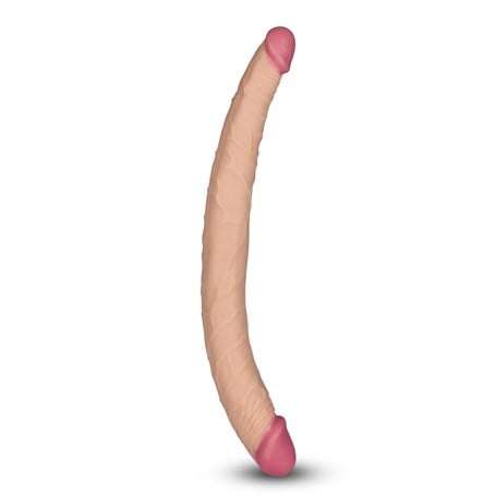 36,5 cm Lovetoy Lady Çift Taraflı Realistik Dildo Anal Vajinal Penis - LV2214