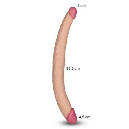 36,5 cm Lovetoy Lady Çift Taraflı Realistik Dildo Anal Vajinal Penis - LV2214